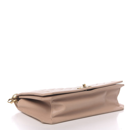 Chanel Calfskin Quilted Flap Beige 4 of 16
