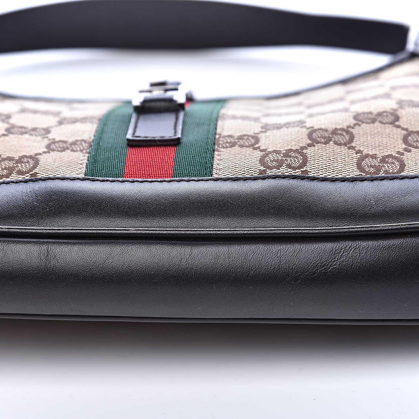 Monogram Web Small Jackie O Hobo Dark Brown