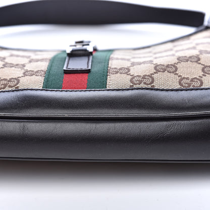 Gucci Monogram Web Small Jackie O Hobo Dark Brown 9 of 13