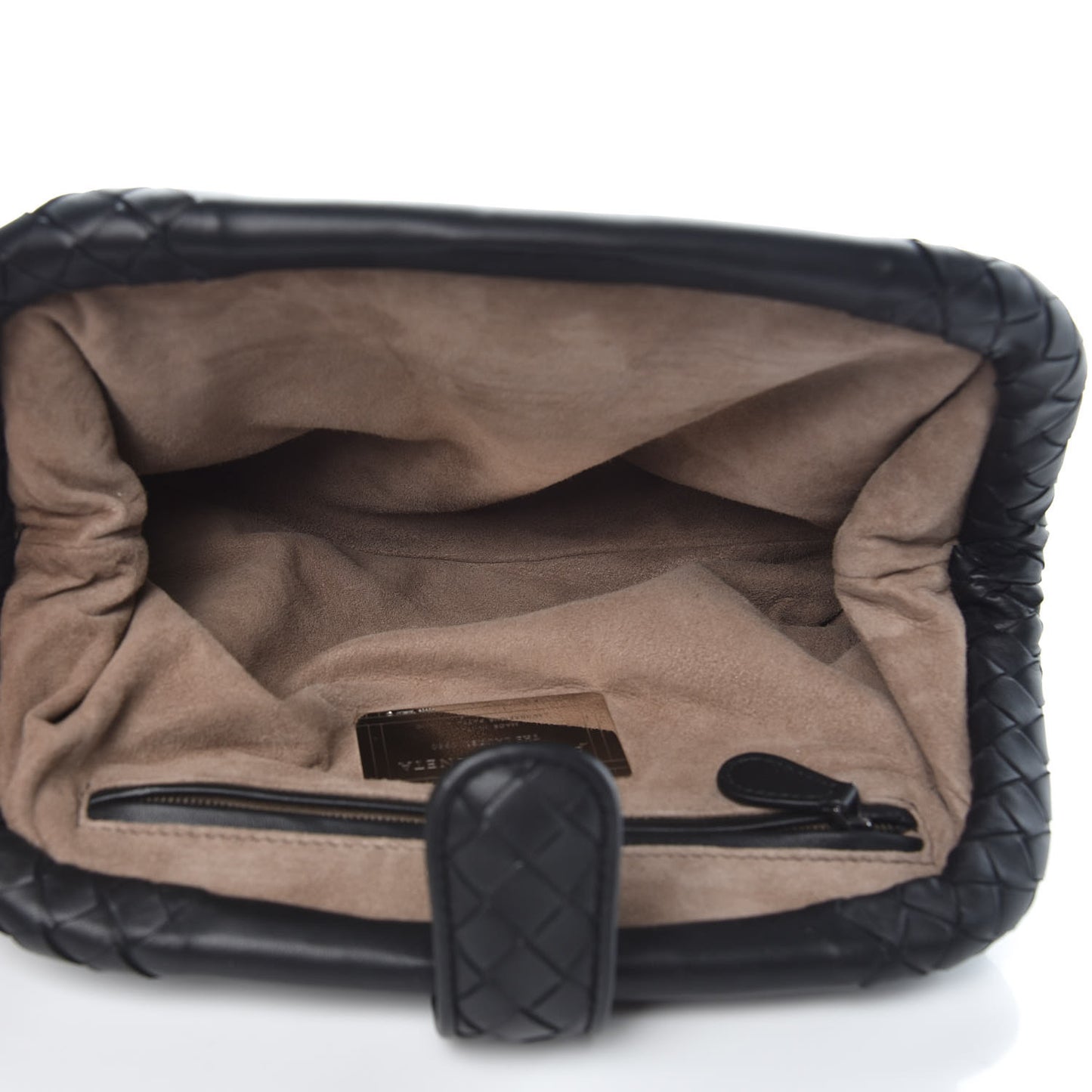 Nappa Intrecciato Studded The Lauren 1980 Clutch Black