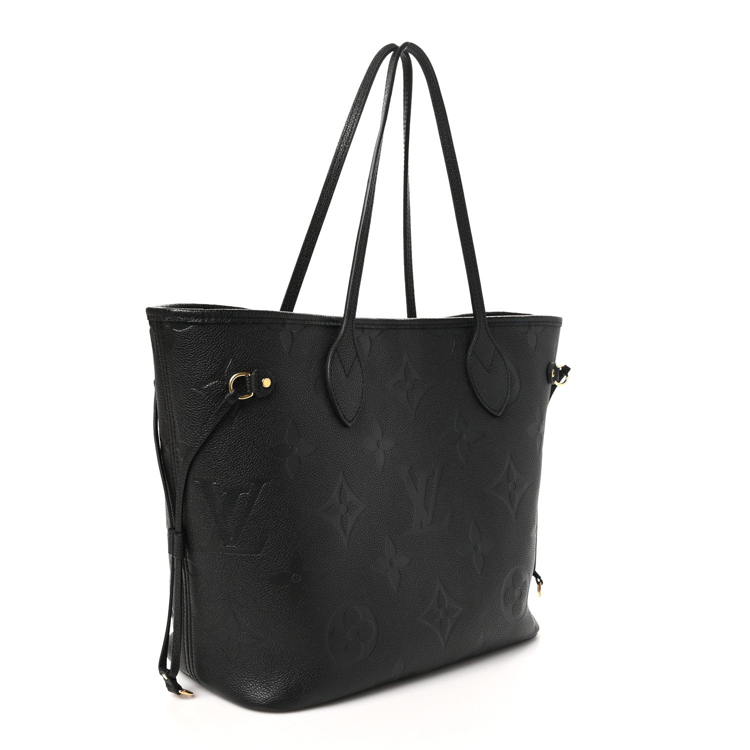 Louis Vuitton Empreinte Monogram Giant Neverfull MM Black 4 of 11