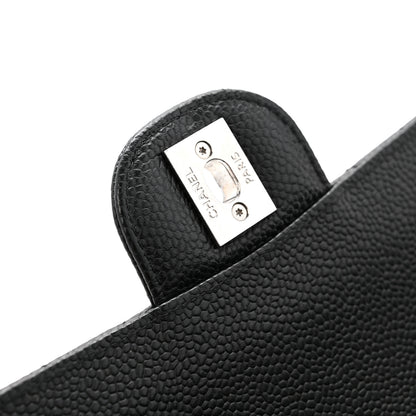 Chanel Caviar Quilted Medium Double Flap Black 16 of 16