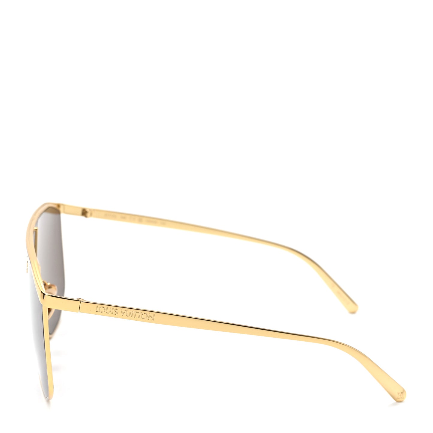 Metal LV Golden Mask Sunglasses Z1717U Gold