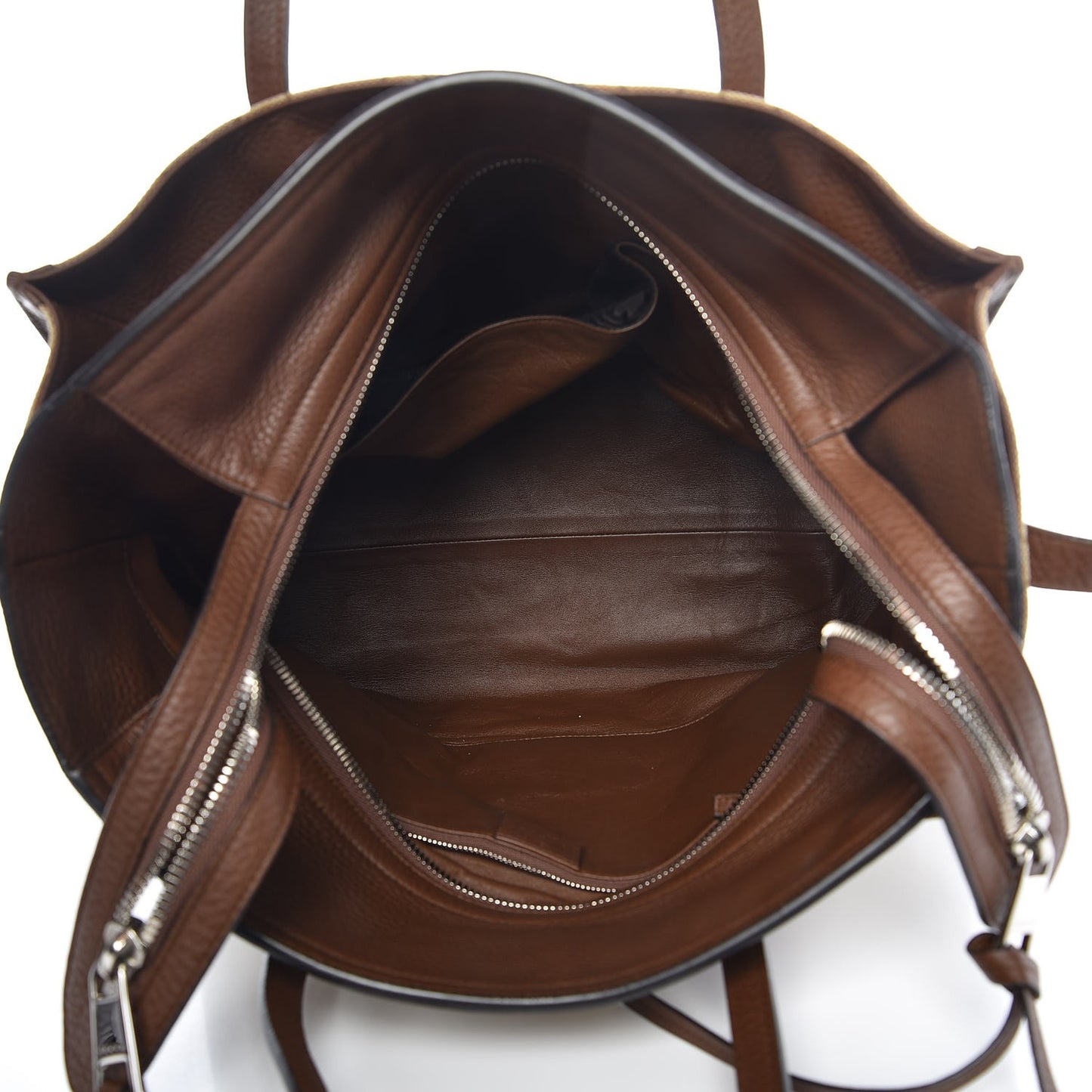 Monogram Ramble Layered Tote Brown