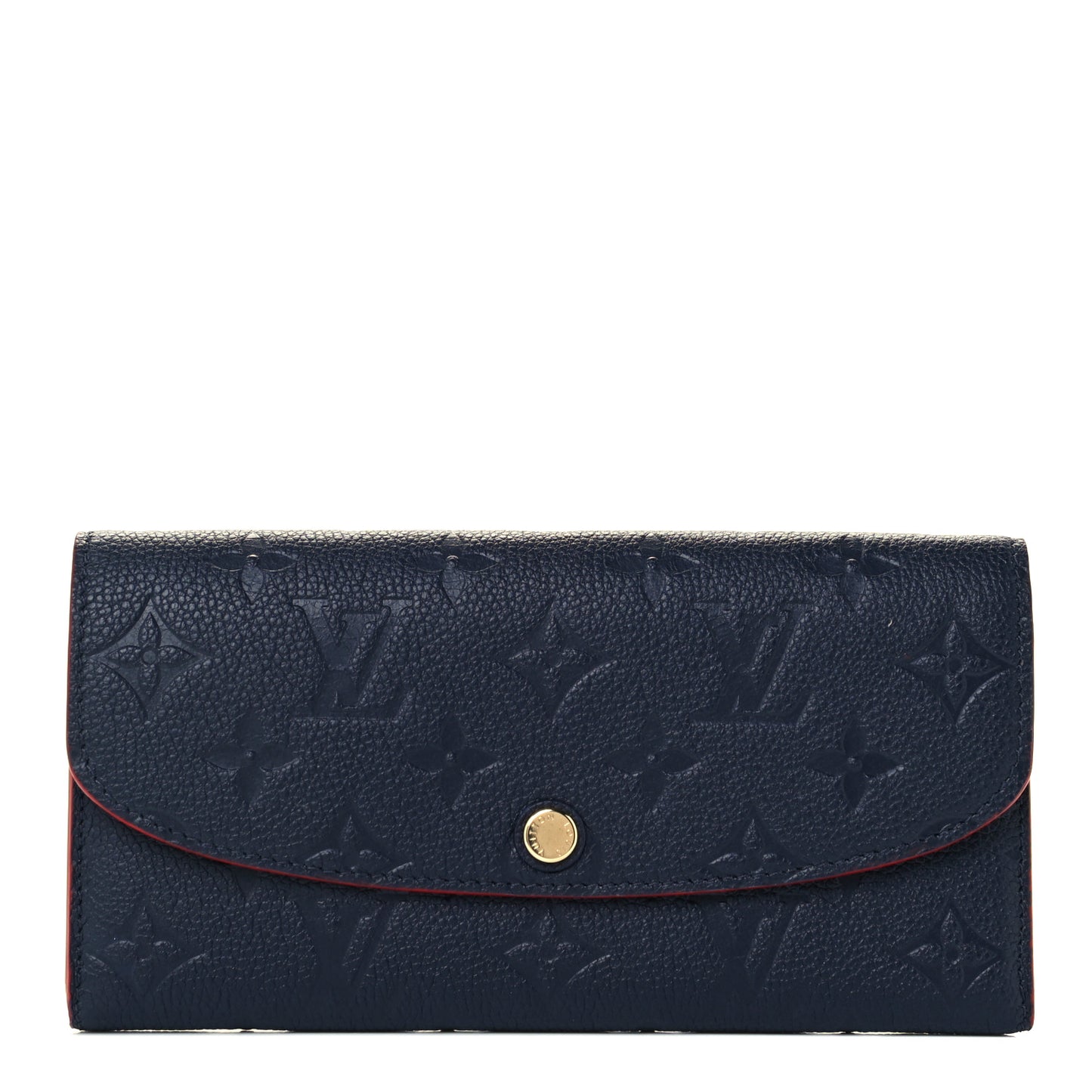 Empreinte Emilie Wallet Marine Rouge