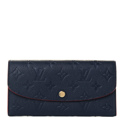 Louis Vuitton Empreinte Emilie Wallet Marine Rouge 1 of 8