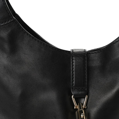 Gucci Calfskin Medium New Jackie Shoulder Bag Black 8 of 12