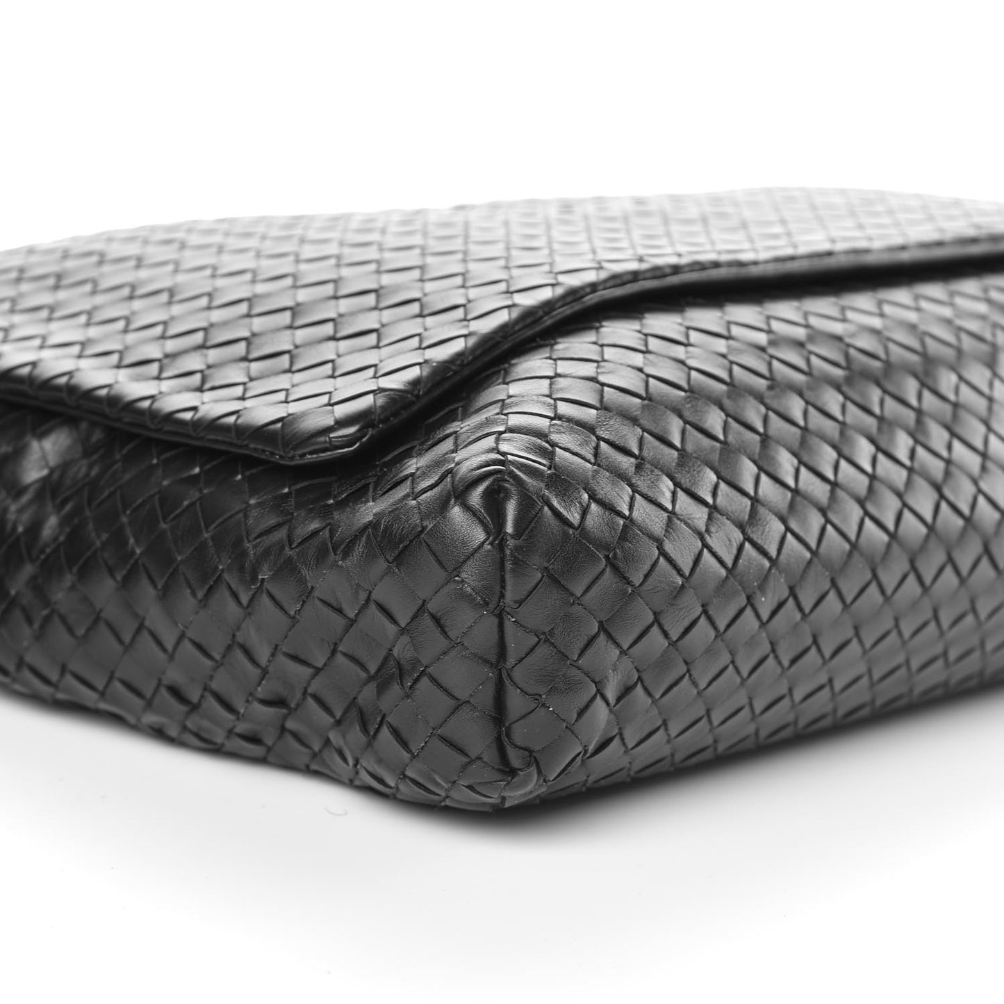 Nappa Intrecciato Messenger Bag Black