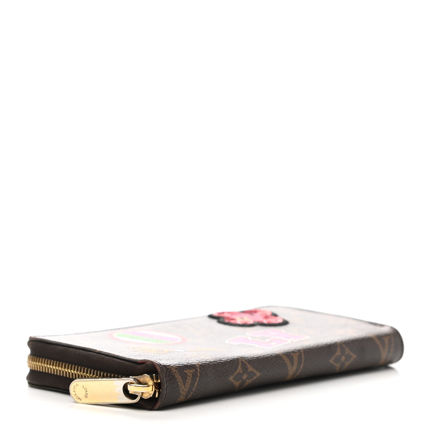Monogram Travel Stickers Zippy Wallet