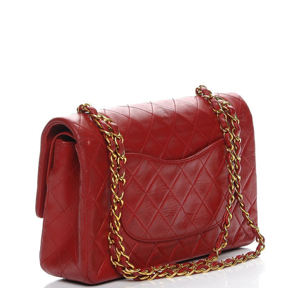 Chanel Lambskin Quilted Medium Double Flap Red 3 of 8