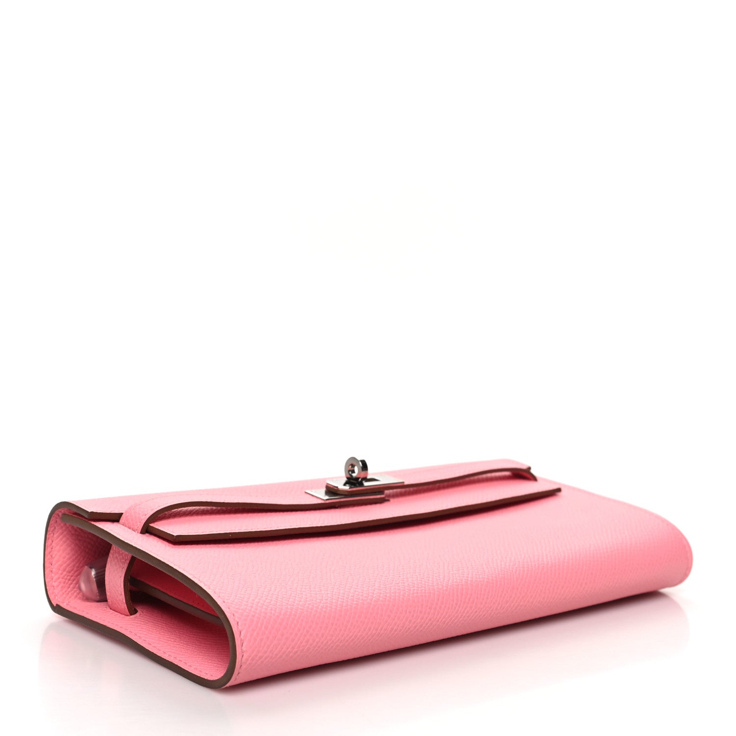 Hermes Epsom Kelly Wallet To Go Rose Confetti 4 of 11