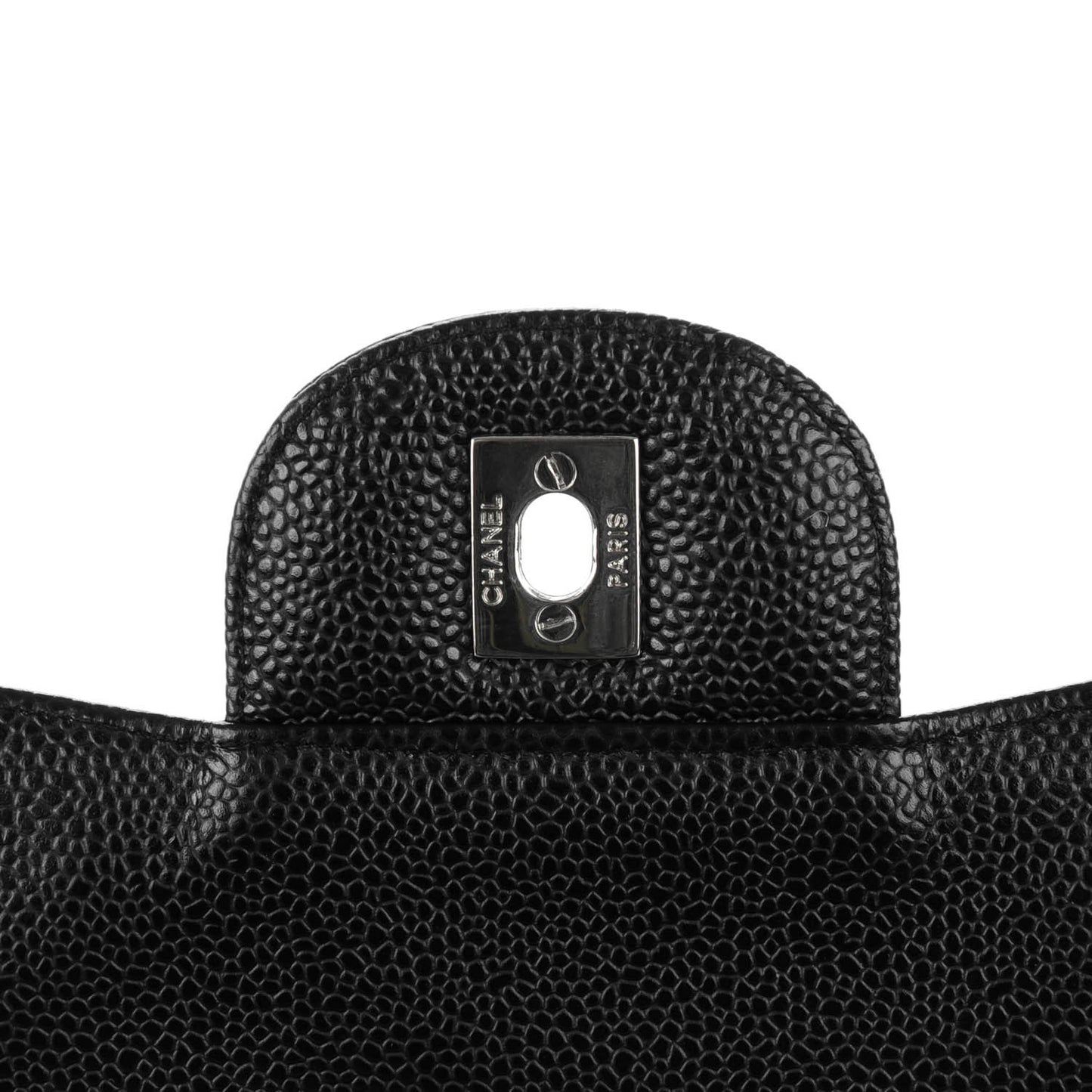Caviar Quilted Jumbo Single Flap Black