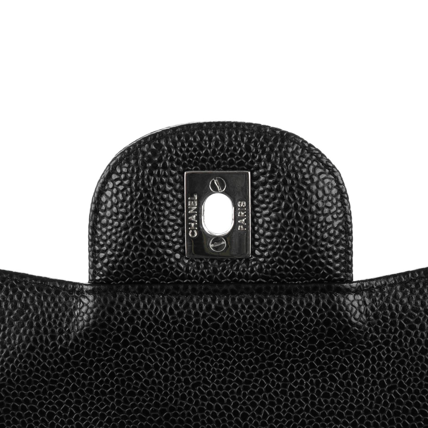Chanel Caviar Quilted Jumbo Single Flap Black 5 of 8