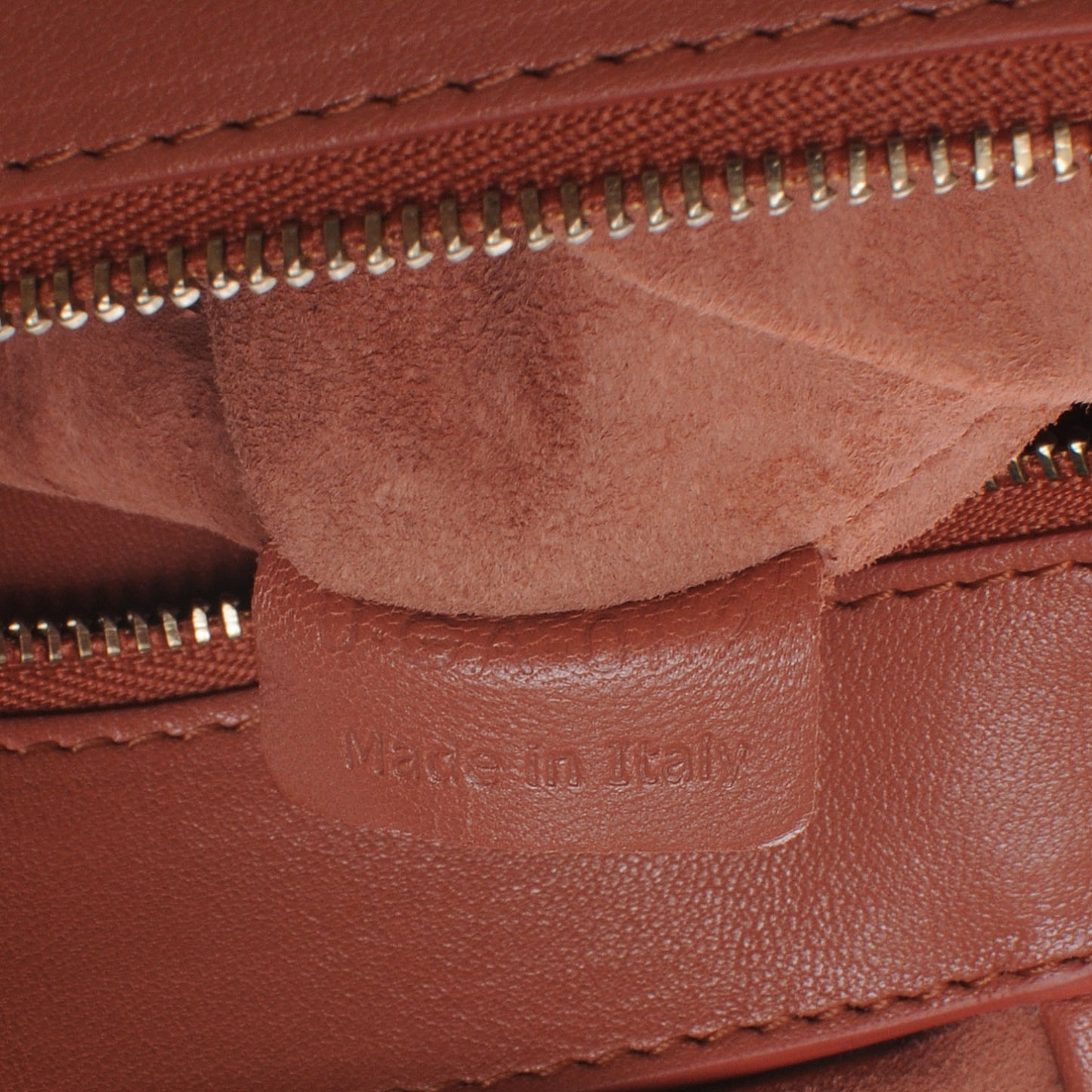 Lambskin Cabas Terracotta