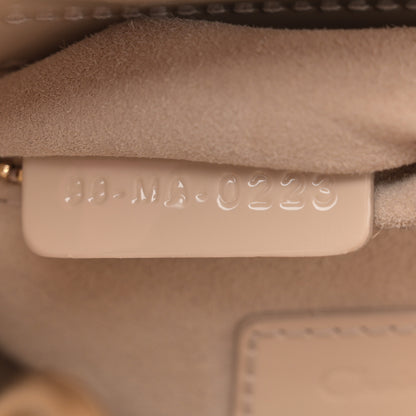 Christian Dior Patent Cannage Mini Lady Dior Beige 7 of 13