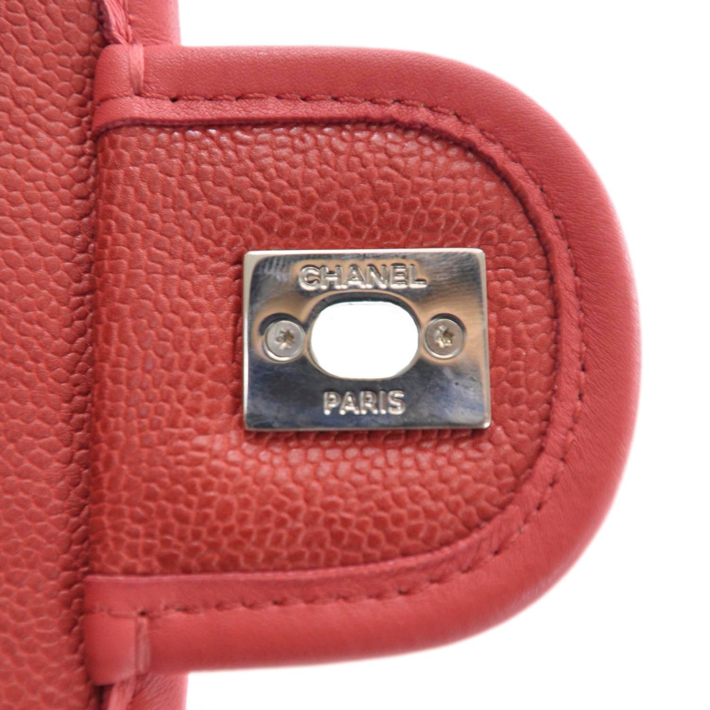 Suede Calfskin French Riviera Flap Red