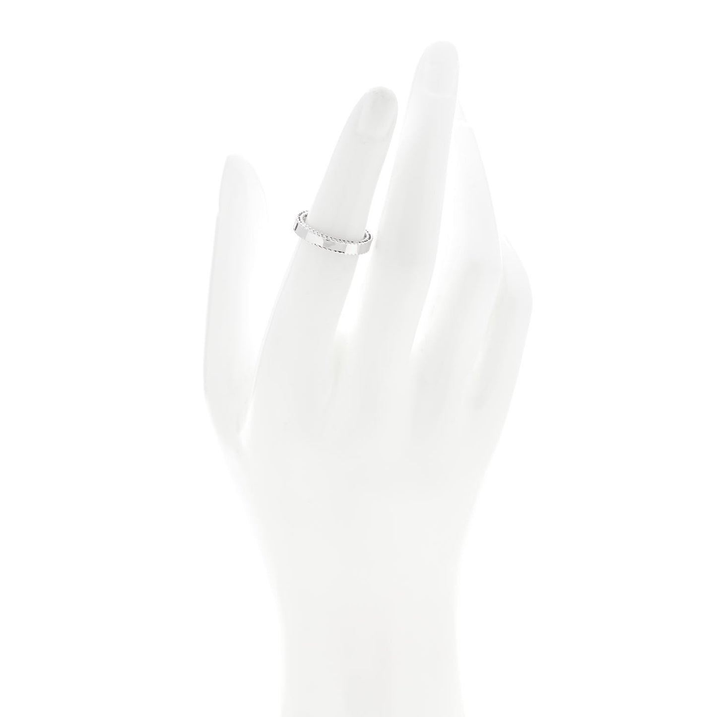 18K White Gold Symphony Princess Ring 48 4.5