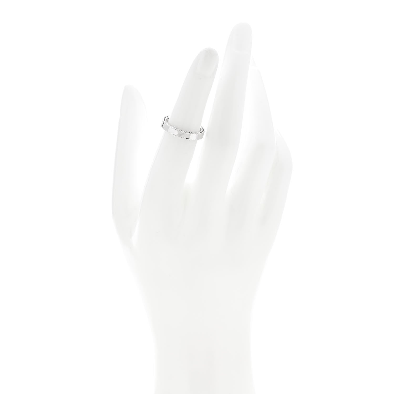 Roberto Coin 18K White Gold Symphony Princess Ring 48 4.5 2 of 4