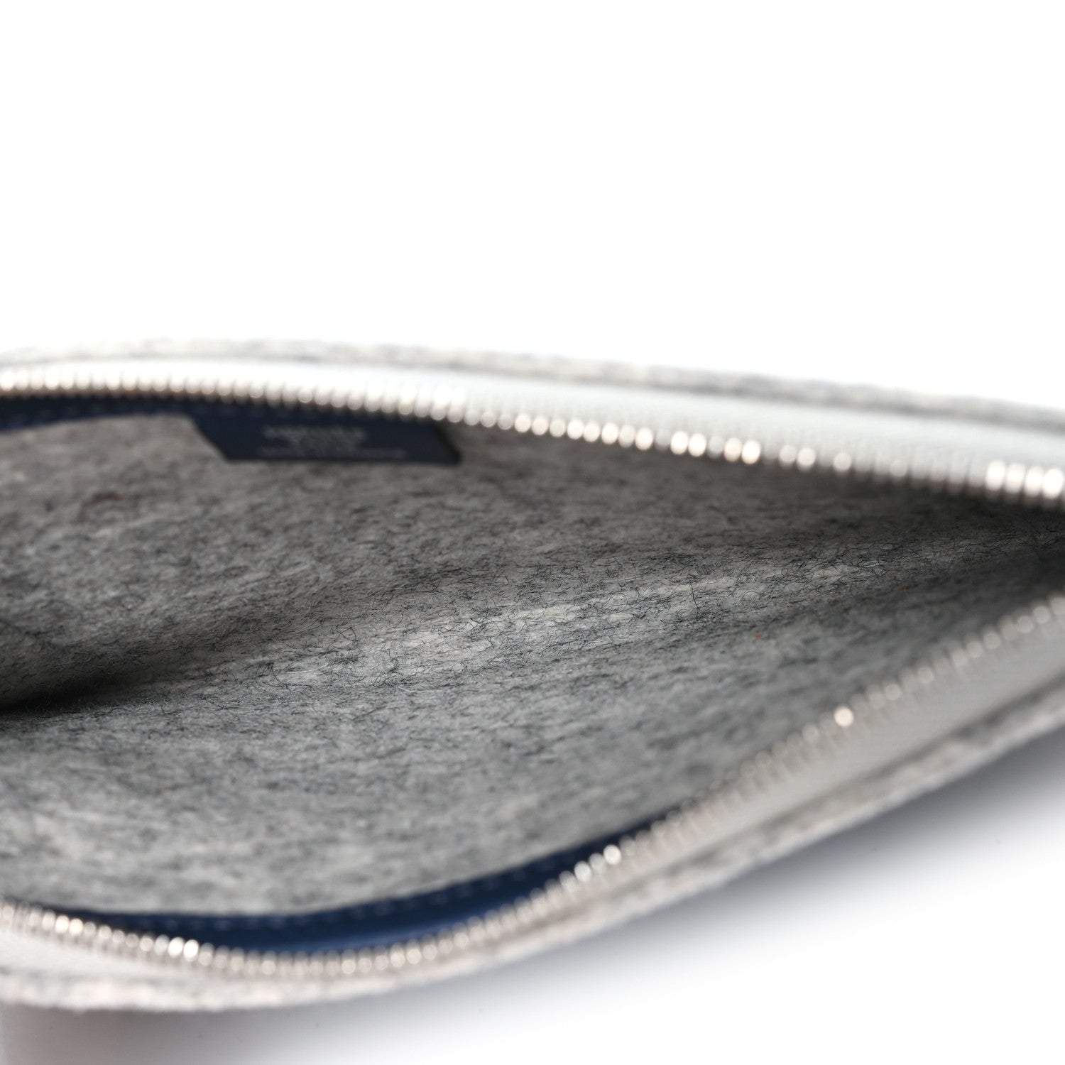 Hermes Felt Epsom Colorblock Toodoo 29 Zip Pouch 5 of 7