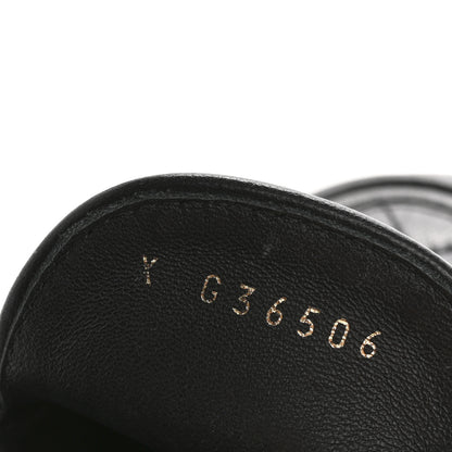 Chanel Lambskin Quilted Boy Loafers 39.5 Black 9 of 11