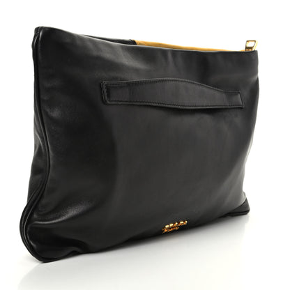 Prada Nappa Pop Girl Zip Pouch Black 3 of 10