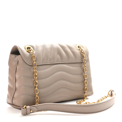 Louis Vuitton Calfskin LV New Wave Chain Bag Taupe 3 of 10