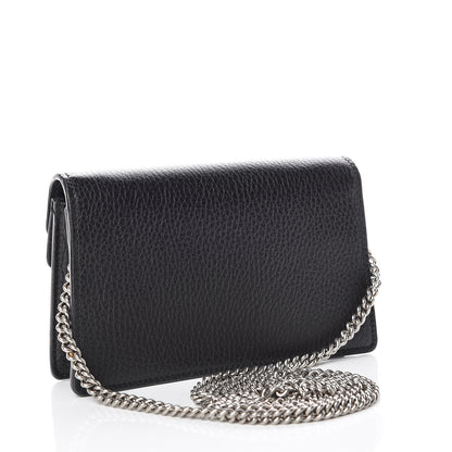 Gucci Calfskin Super Mini Dionysus Shoulder Bag Black 3 of 10
