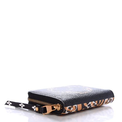 Louis Vuitton Monogram Giant Jungle Zippy Coin Purse Black 4 of 8