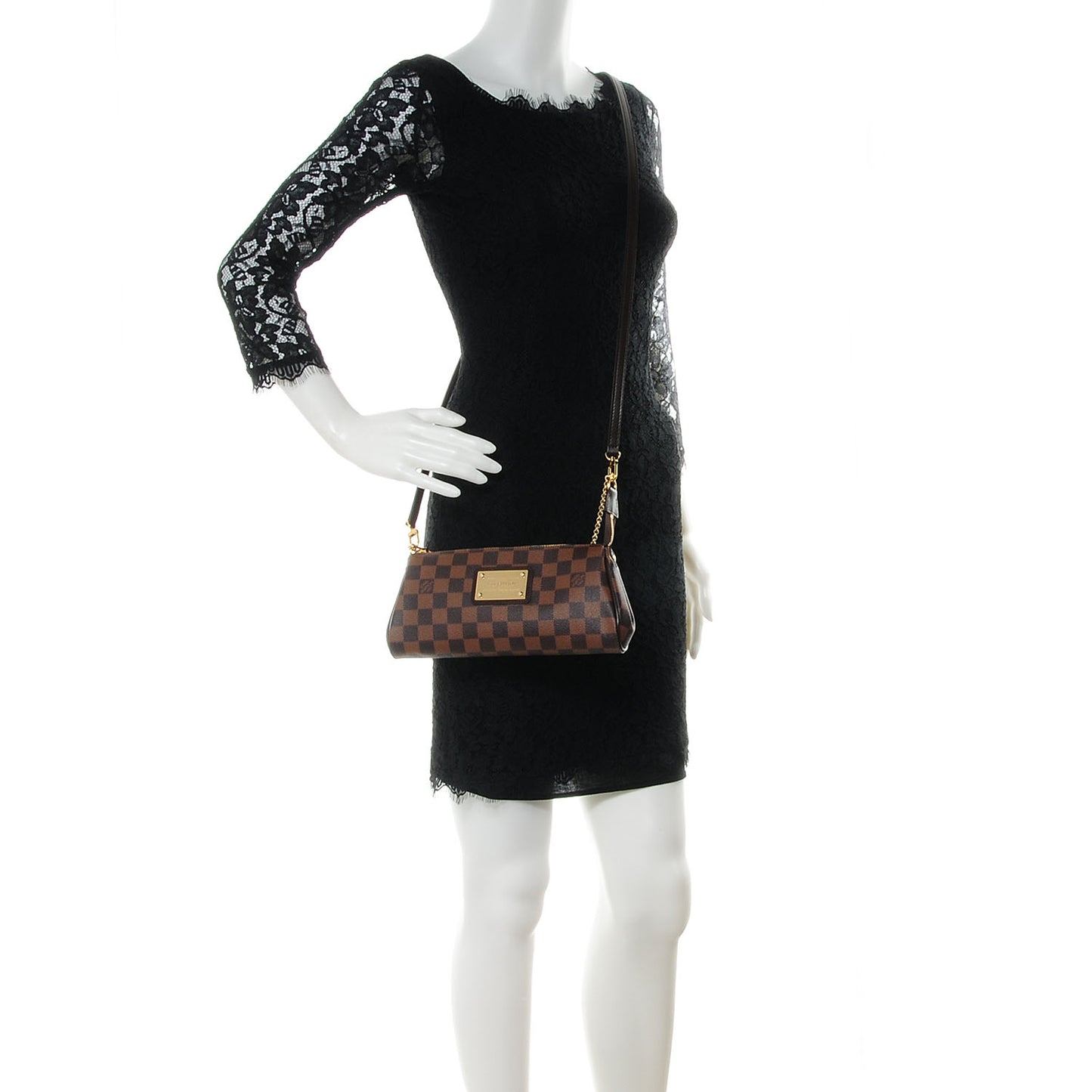 Damier Ebene Eva Clutch
