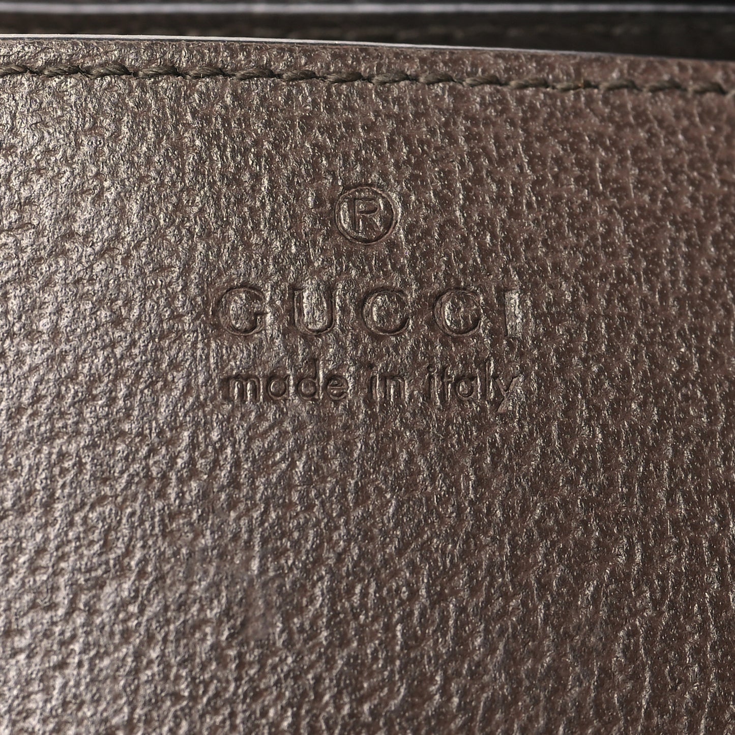 GG Supreme Monogram Textured Dollar Calfskin Web Small Ophidia GG Handbag Beige Ebony New Acero