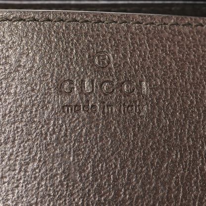 Gucci GG Supreme Monogram Textured Dollar Calfskin Web Small Ophidia GG Handbag Beige Ebony New Acero 6 of 10