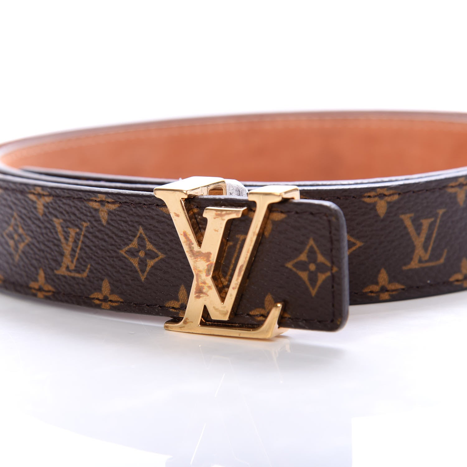 Louis Vuitton Mini Monogram 25mm LV Initiales Belt 90 36 6 of 6