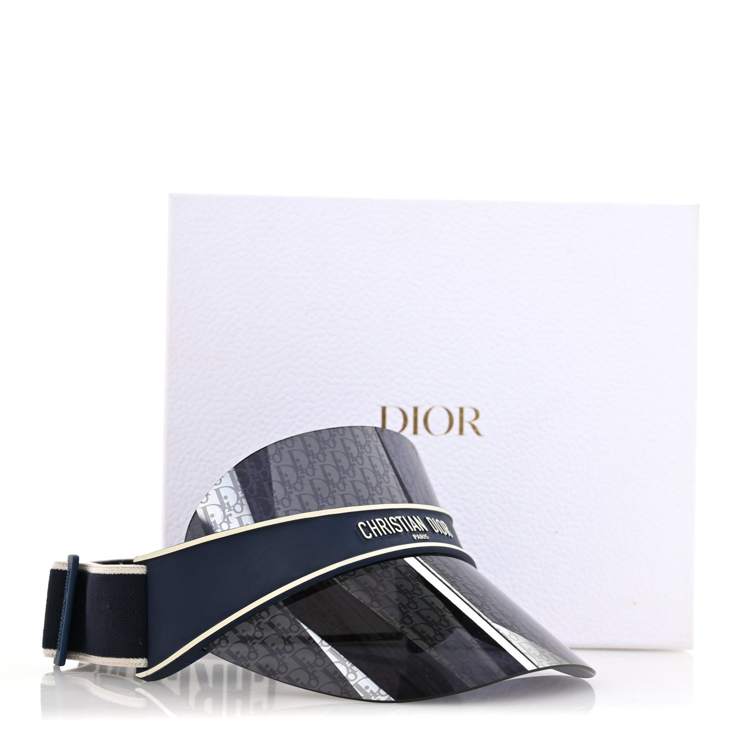 Oblique DiorClub V1U Sun Visor Blue
