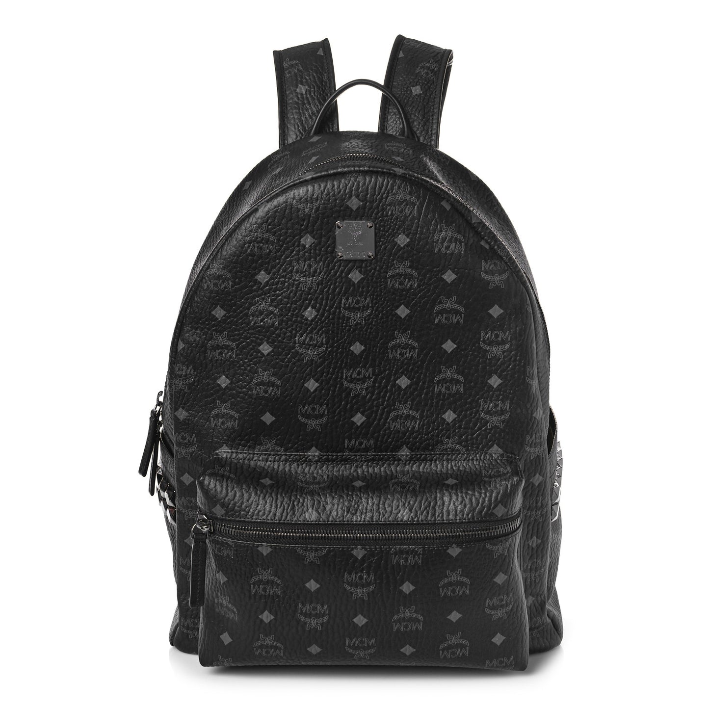 Visetos Medium Side Studs Stark Backpack Black