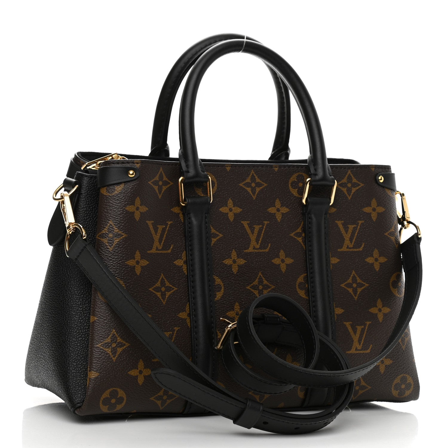 Louis Vuitton Monogram Soufflot BB Black 3 of 9