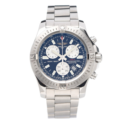 Breitling Stainless Steel 44mm Colt Chronograph Quartz Watch Blue A73388 1 of 5