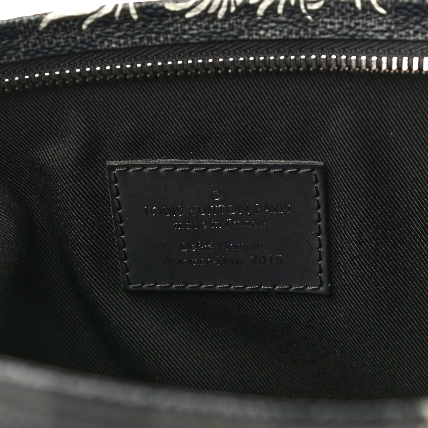 Damier Graphite Rope Pochette Voyage White