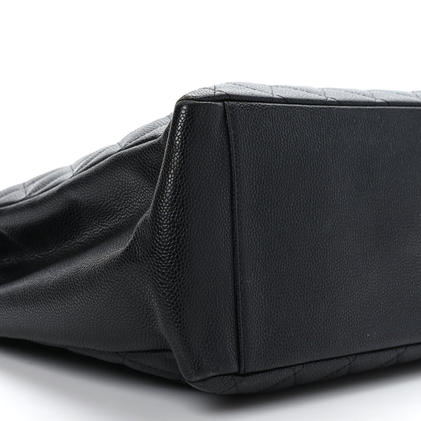 Caviar Quilted Grand Shopping Tote GST Black