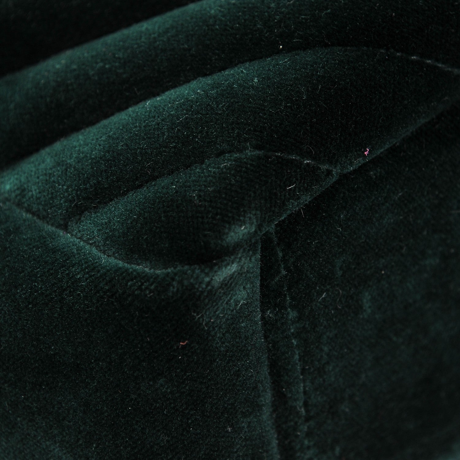 Saint Laurent Velvet Matelasse Chevron Medium Monogram Chain Bag New Dark Green 5 of 10