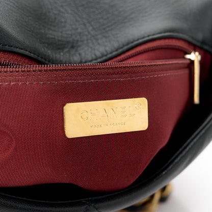 Chanel Lambskin Quilted Large Chanel 19 Flap Black 7 of 12