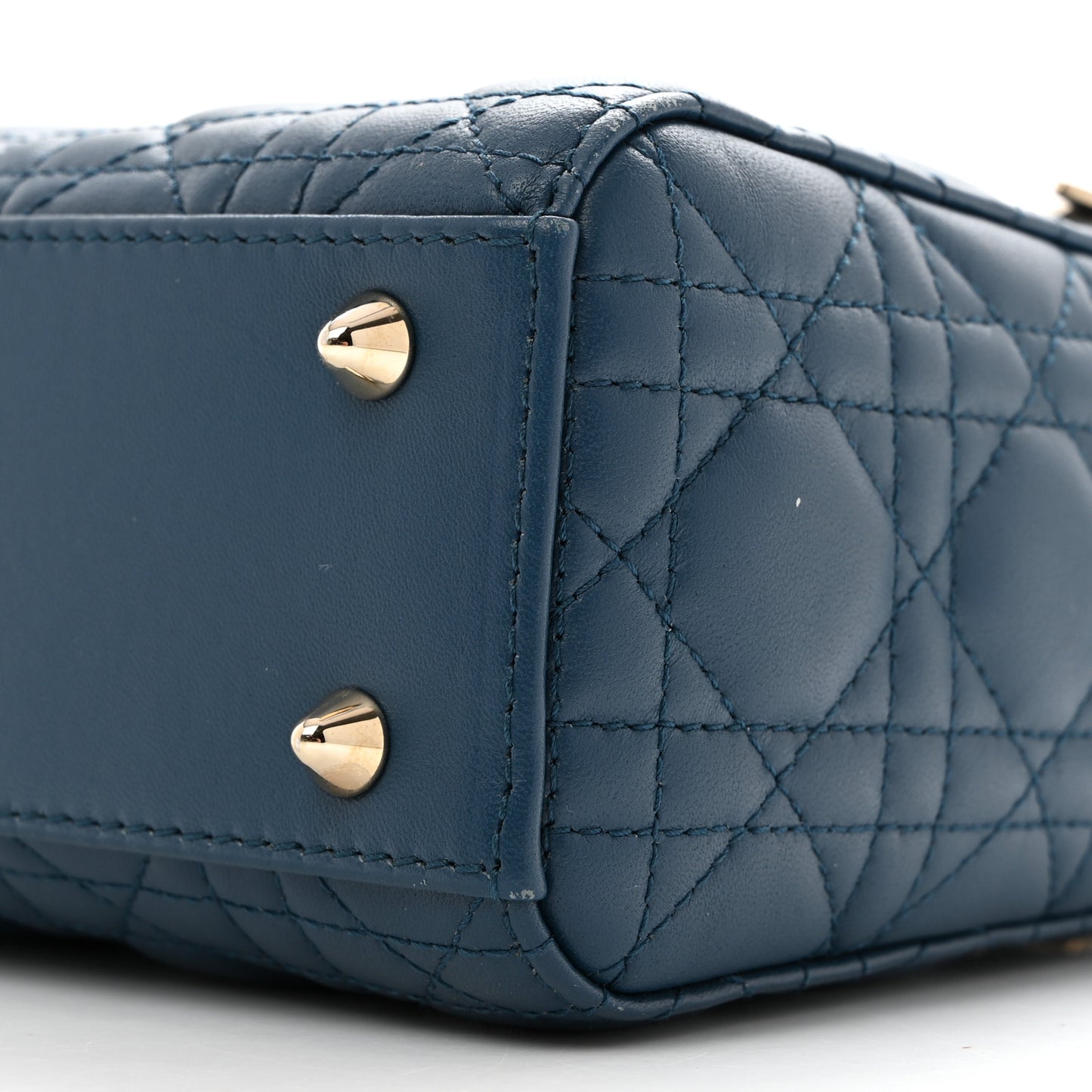Lambskin Cannage Small My ABCDior My Lady Dior Deep Ocean