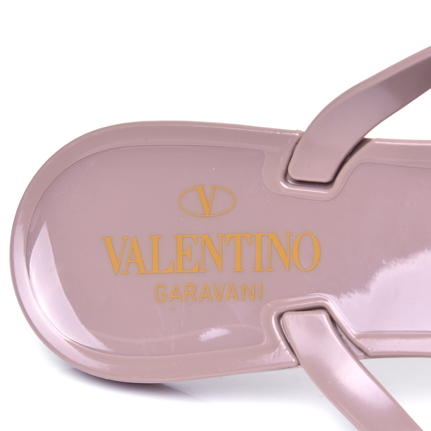 Valentino Garavani PVC Jelly Rockstud Bow Thong Sandals 38 Poudre 11 of 12