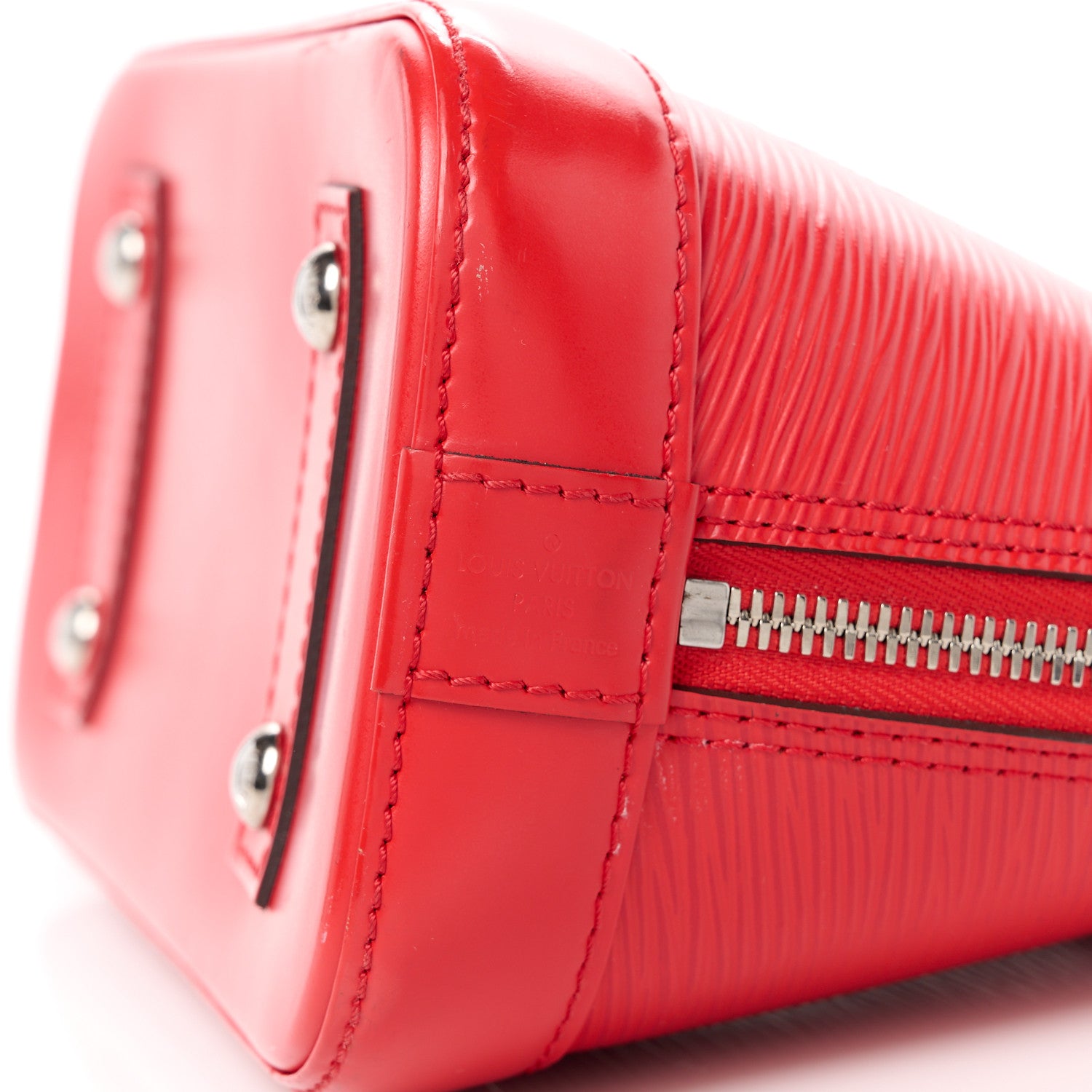 Louis Vuitton Epi Alma BB Coquelicot 9 of 12