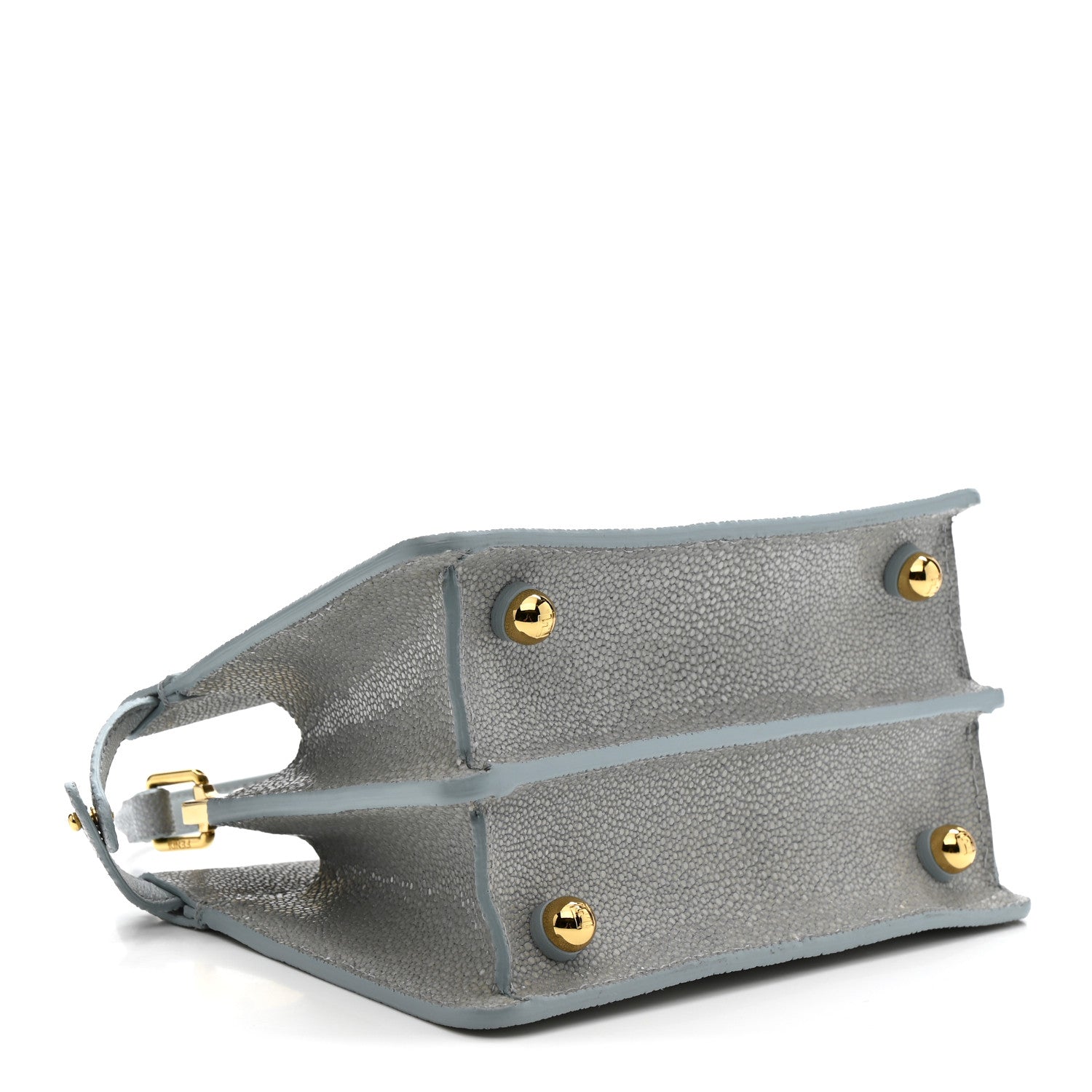 Fendi Stingray Shiny Nappa Petite Peekaboo I SEE U Satchel Anice 4 of 15