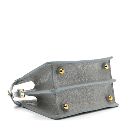 Fendi Stingray Shiny Nappa Petite Peekaboo I SEE U Satchel Anice 4 of 15