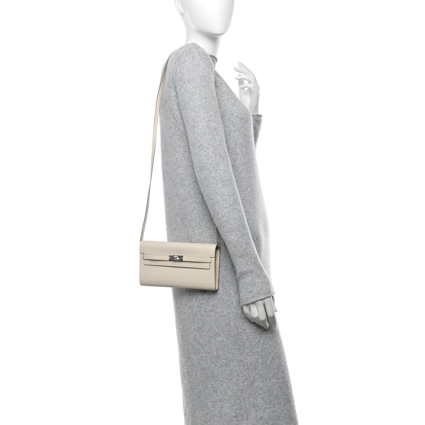 Epsom Kelly Wallet To Go Craie