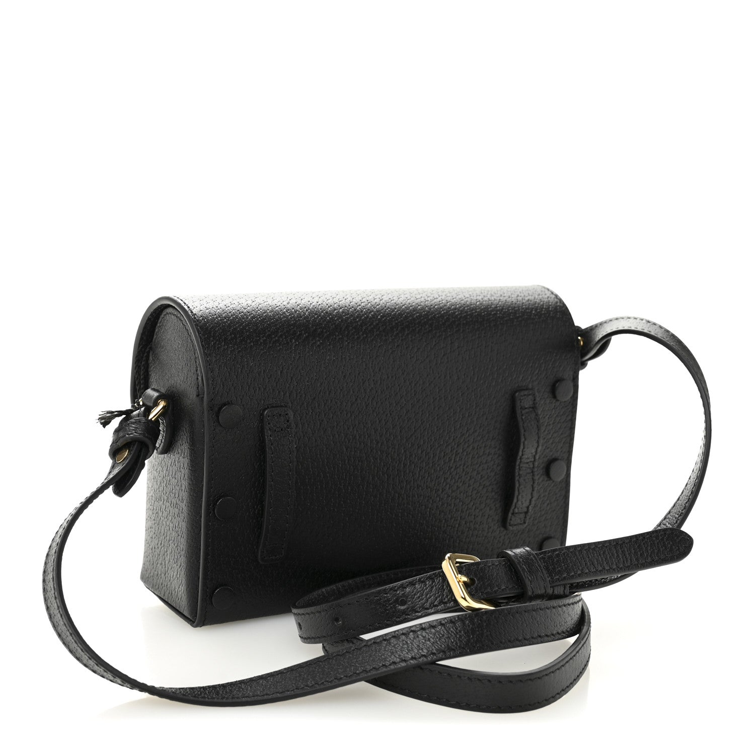 Gucci Calfskin Horsebit 1955 Shoulder Bag Black 3 of 11
