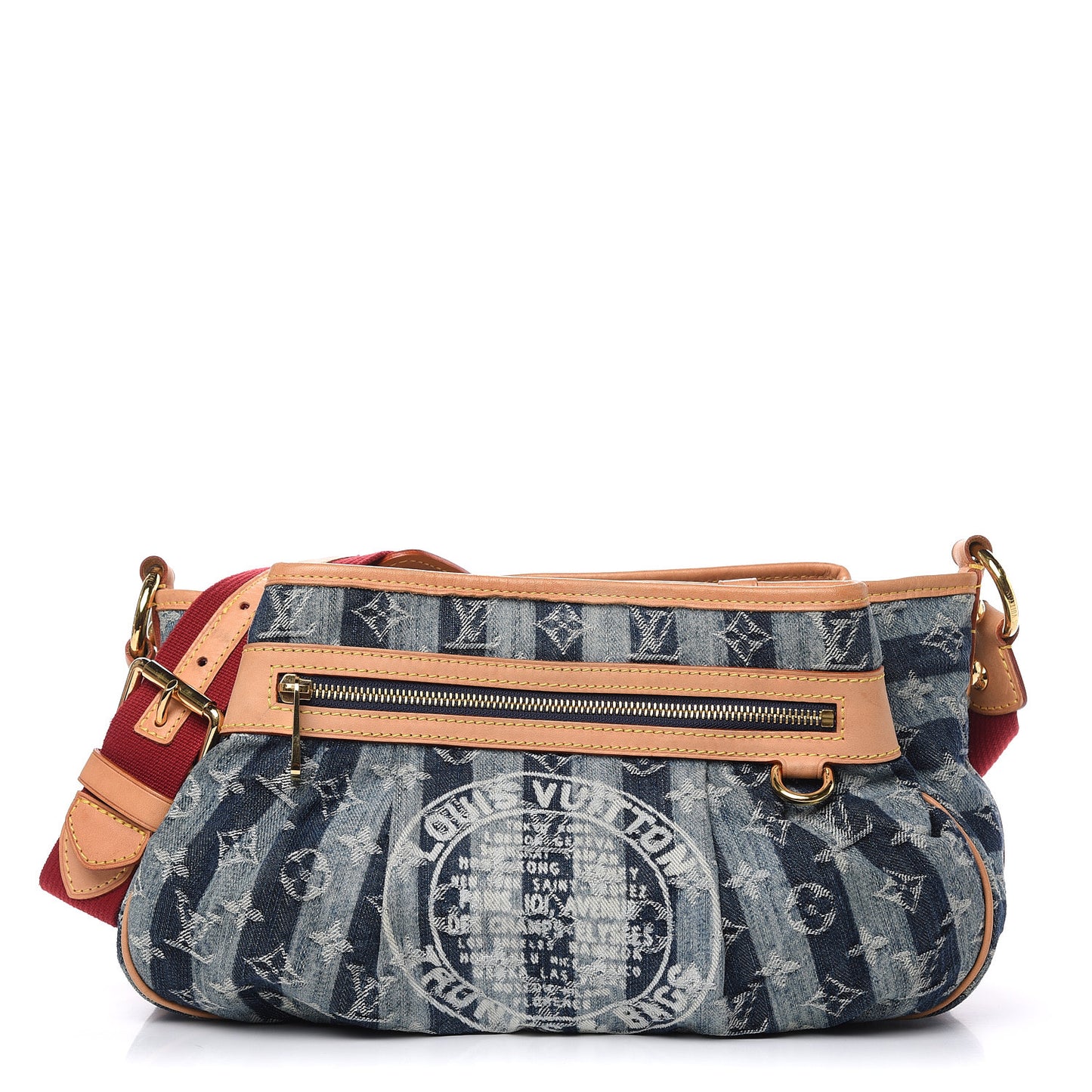 Denim Raye Porte Epaule MM