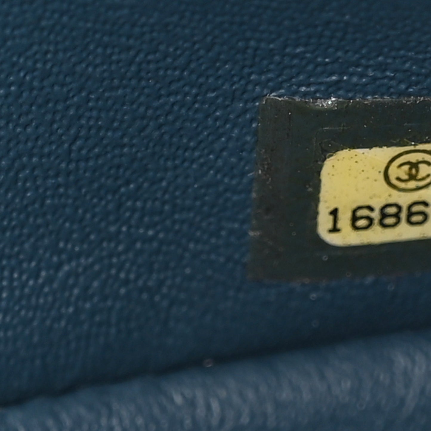 Lambskin Quilted Jumbo Double Flap Dark Blue
