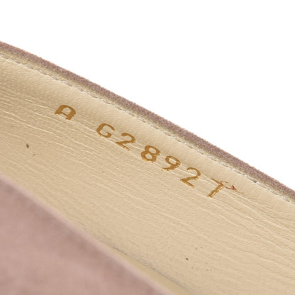 Chanel Suede Lambskin Cap Toe Pumps 37.5 Dark Beige 8 of 9